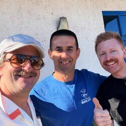 Bei dem Dude haben wir 2 Liter Öl gekauft - wirklich nett!