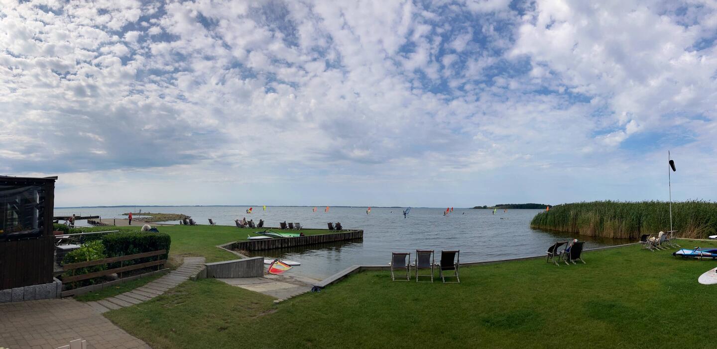 Erst mal zum Achterwasser in Ückeritz