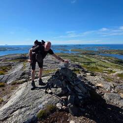 Erster kleiner Gipfel