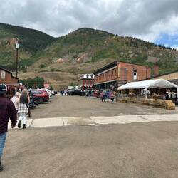 Only one street in Silverton is paved. This is not it.
