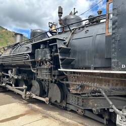 Running gear detail on the K-36 class locomotive