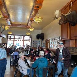 Check out Dixon's beard... with rings binding two sections of it! A champion old biker 😁.