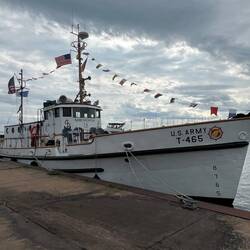 Another view of the converted Navy tug, Shenehon