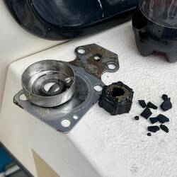 Fortunately we found all the pieces of the impeller as well...I hope...