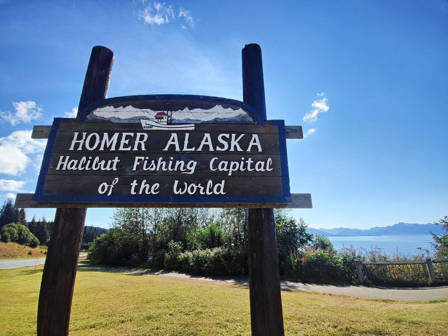 Homer - Alaska - "Welthauptstadt des Heilbuttfischens"
