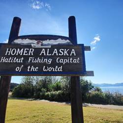 Homer - Alaska - "Welthauptstadt des Heilbuttfischens"