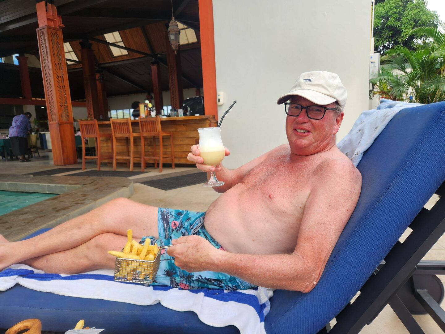 Brian preparing well for the long walk!