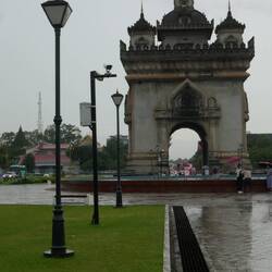 Victory Arc de Triomphe of Vientiane, built to celebrate Lao independence from the French.
