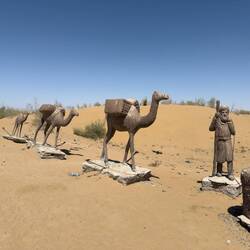 Mittagspause mit Karawane