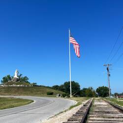 Auf einer Laufrunde in Joplin