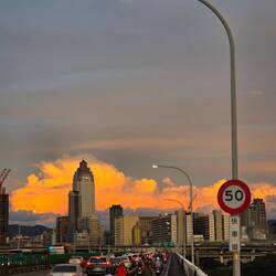 Sunsets in Taipei hit different
