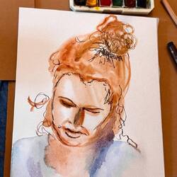 Katrin hat Rachel gezeichnet