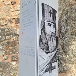 At Almoural castle, Templar Master Gualdim Pais