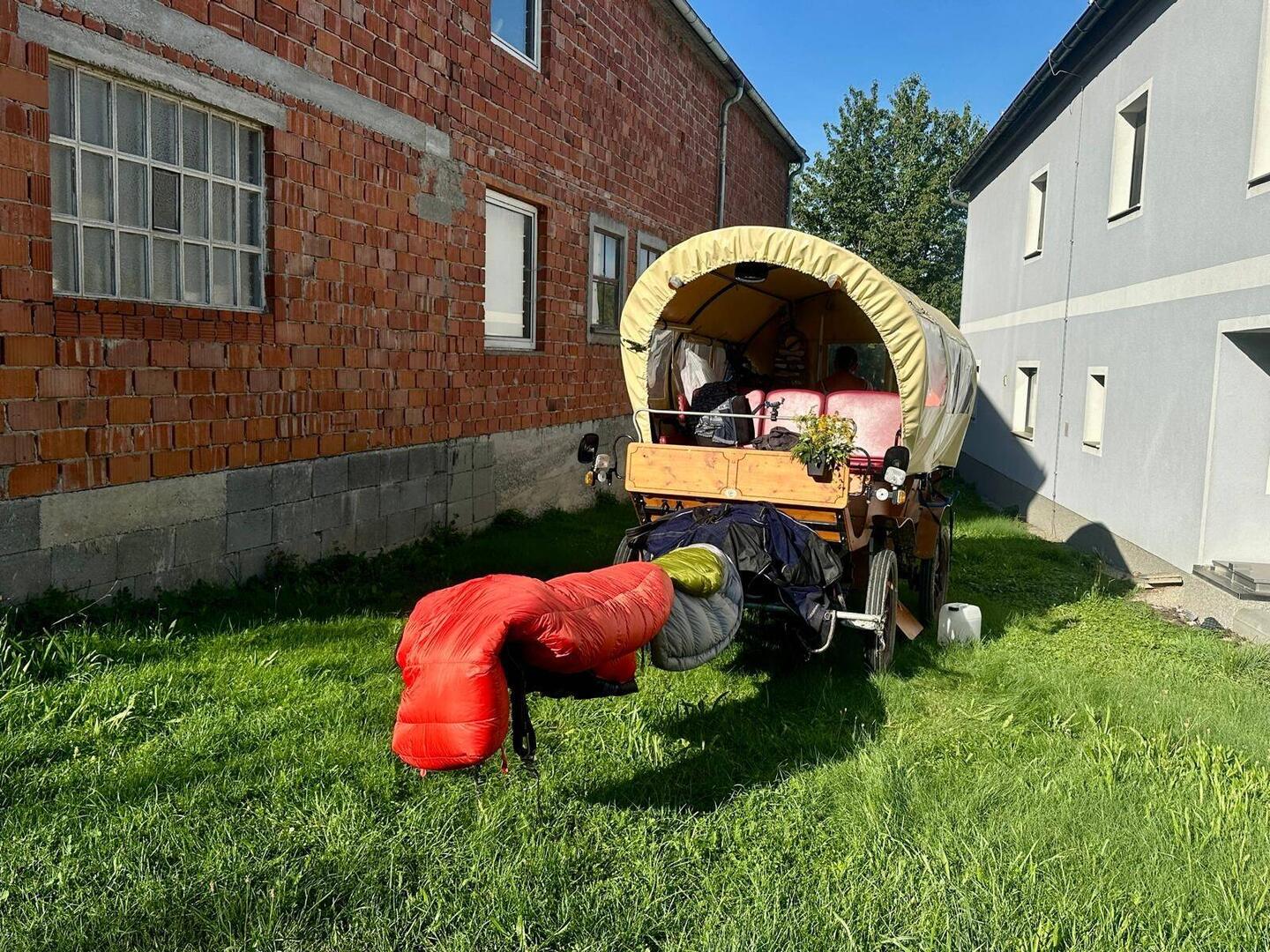 Unser gemütliches Plätzchen zwischen den Häusern