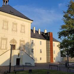 Übernachtet haben wir im Schloß Svijany (wieder eine Brauerei direkt davor)