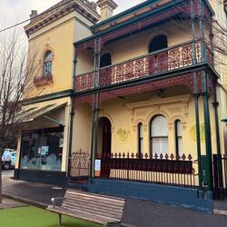 Balconies and wrought ironwork adorn many houses