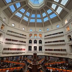 The over-photographed but never-the-less stunning La Trobe Reading Room