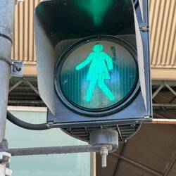 Nice touch and update on male led pedestrian crossing indicators