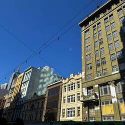 Love the mix of buildings in Melbourne