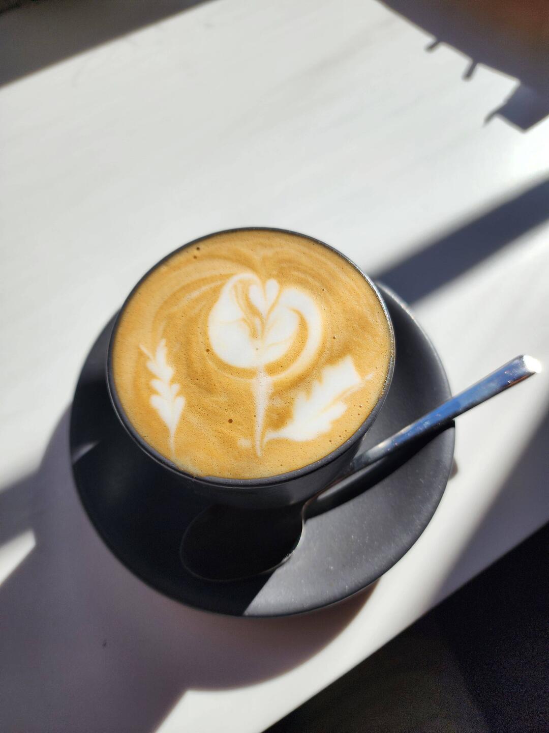 Coffee art to start the day