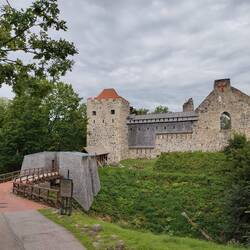 Die alte Burg in Sigulda