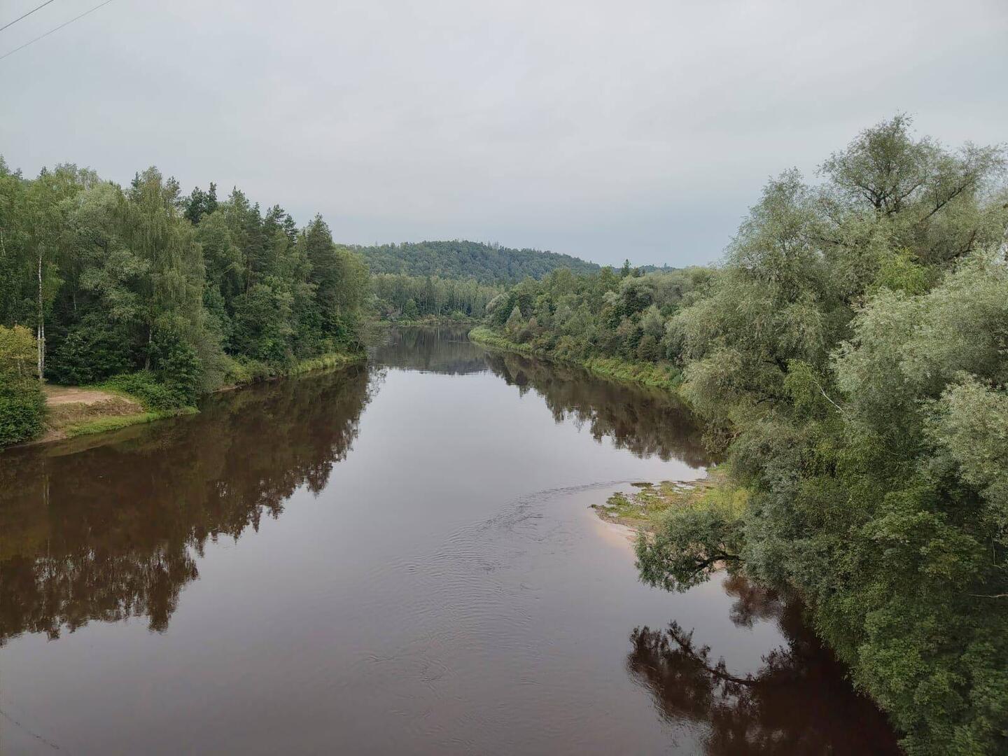 Der Gauja Fluss