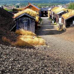 ....wurden direkt an den Schlackehalden errichtet