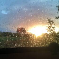 Blick aus dem Heck 15 Minuten später