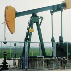 Pferdekopf gleich einem Pumpenkopf