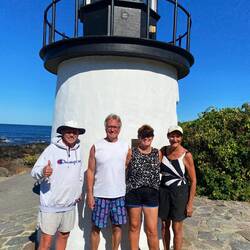 Good to meet "good friends" Sue and Denny! Nice place at the Atlantic Ocean- love it!
