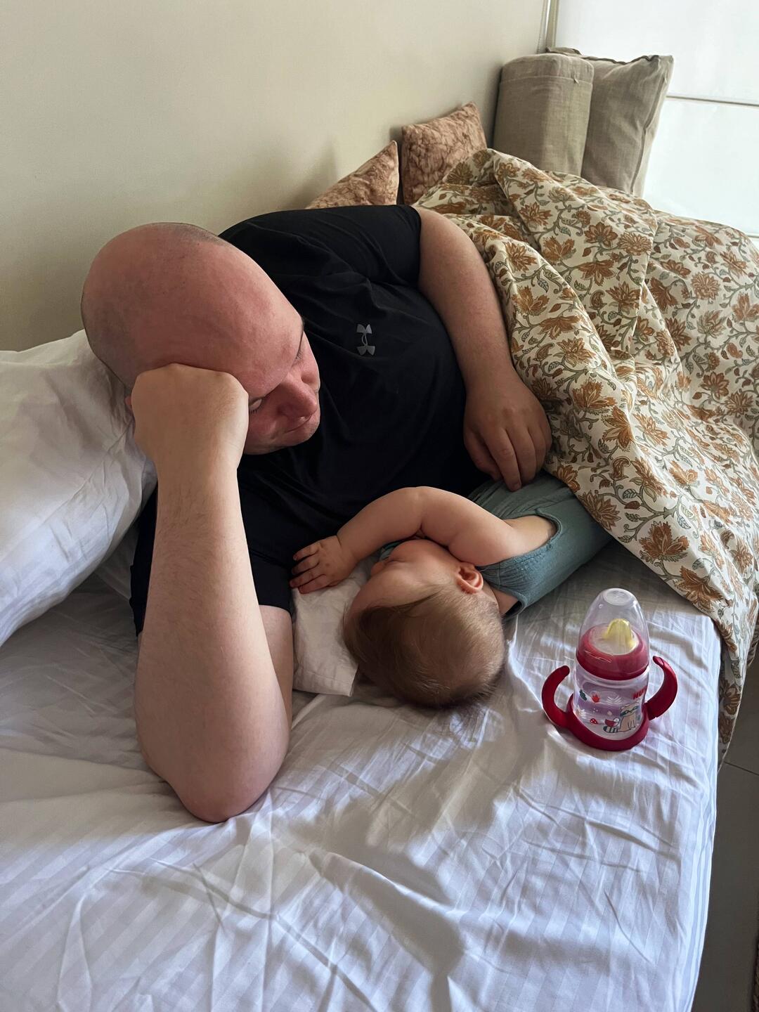 Nach dem Frühstück kuscheln fetzt