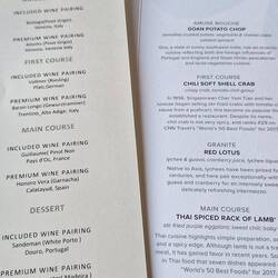 Tonights menu...