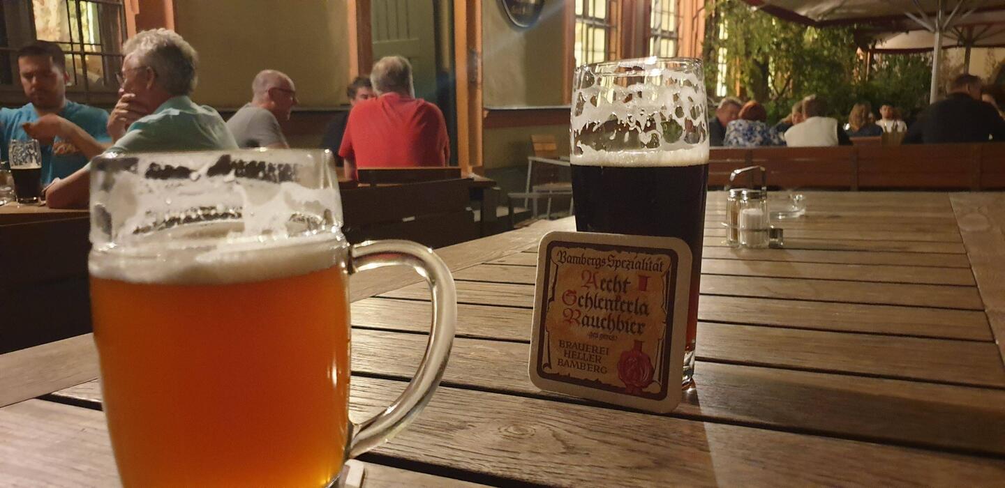 Bierdeckel durfte ich behalten 😁