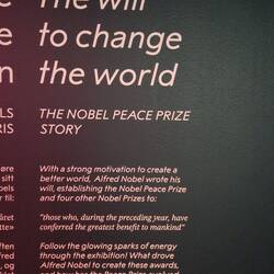 The story of the Nobel peace prize