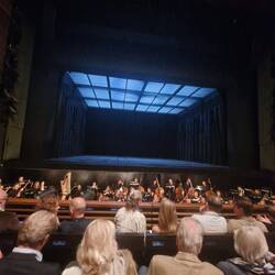 The view in the opera house from my seat