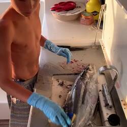 Der zweite Fang des Tages!