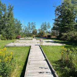 Even the campsites have a nice platform to set your tent.