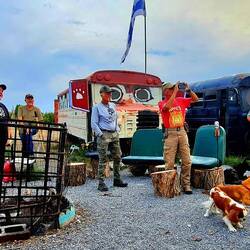 Geburtstagsparty vom Gastgeber v.r.