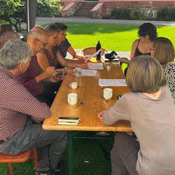 Abschlussrunde der Dozenten