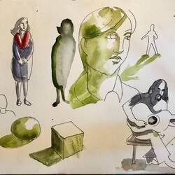 Kleines Kolorierblatt