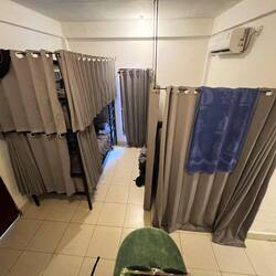 Mein Zimmer! Ich hab leider das obere Bett im Stockbett