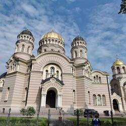 Eine orthodoxe Kirche