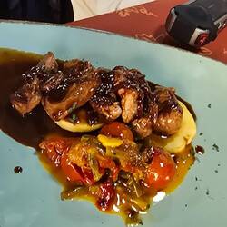 Solomillo Cabreado con Manzana Asada