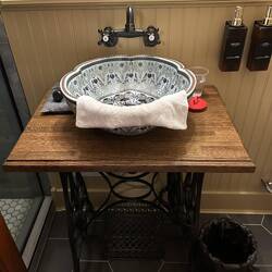 I've never previously photographed a hotel bathroom. But this is different.