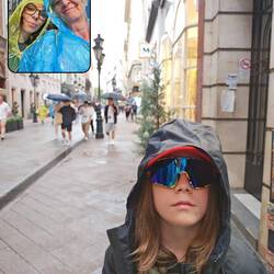 Starker Gewitterregen mit 🌬️