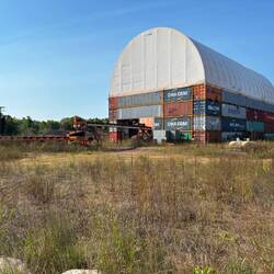 Interesting use of cargo containers