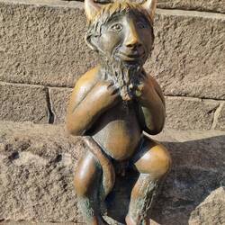 Dieses Teufelchen hockt ab und zu auf unseren Velos