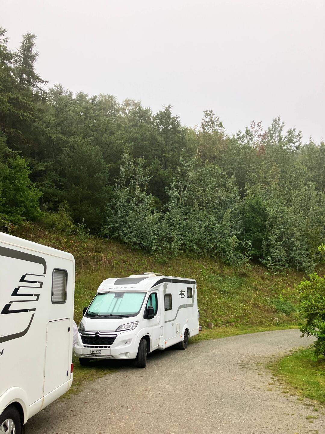 7h aufgestanden, Hochnebel über Sellin