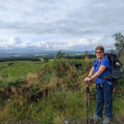 Great views as we go up the hill.