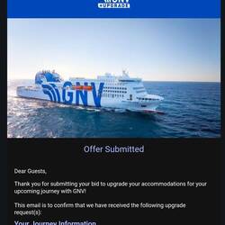 Ursprünglich hätten wir 170,-€ für eine 4er Innenkabine zahlen sollen. Daumendrücken!!